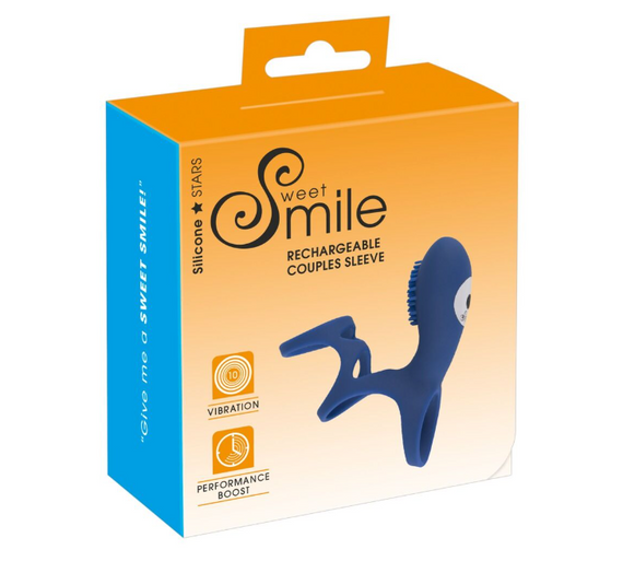 Насадка с вибрацией Rechargeable Couple Sleeve Sex Aura