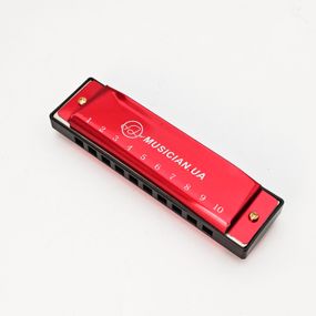 Губна гармоніка Musicality H10-RD _Harmonica (До) (Red) (губна гармошка)