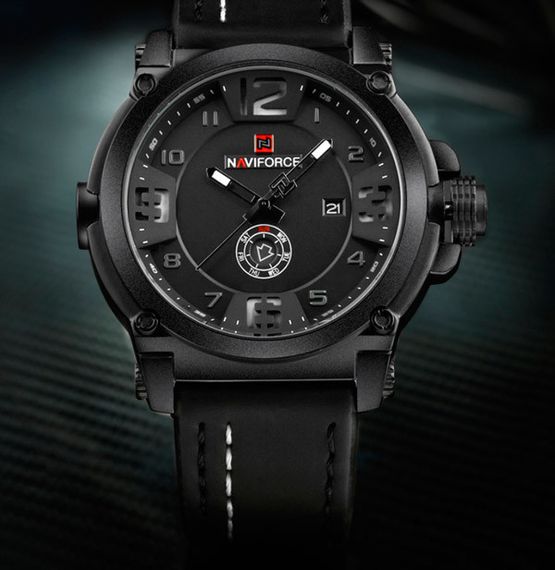 Naviforce Чоловічий годинник Naviforce Plaza Black NF9099 | Зображення 3