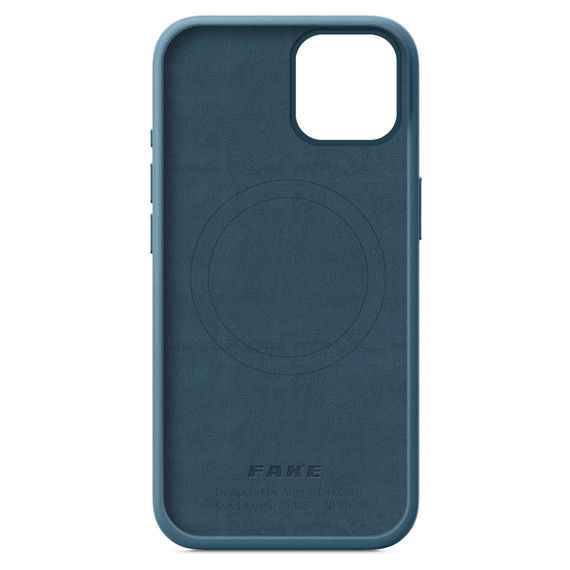 Чохол до мобільного телефона Armorstandart FAKE Leather Case Apple iPhone 15 Sea Blue (ARM76292) | Зображення 1