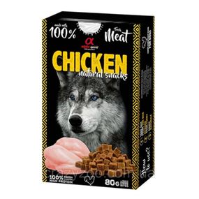 Лакомство для собак Alpha Spirit Chicken Natural Snacks с курицей 80 г ALPHD110000545