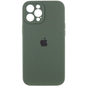 Чохол Silicone Case Full Camera Protective (AA) для Apple iPhone 12 Pro Max (6.7") Зелений / Cyprus Green