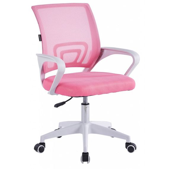 Крісло офісне на колесах Bonro Бонро B-619 Pink (42300184)