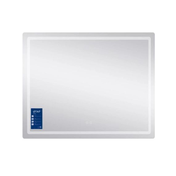 Дзеркало Qtap Mideya (DC-F910) 1000х800 з LED-підсвічуванням Touch, з антизапотіванням, димером QT2078F910W | Зображення 2
