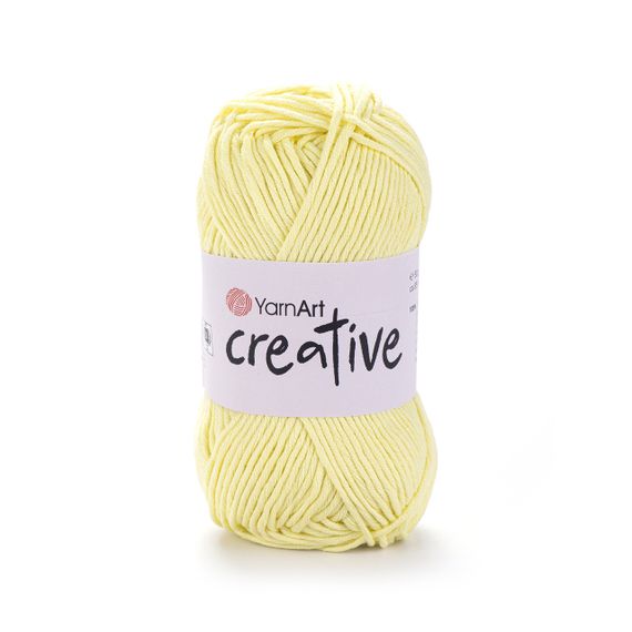YarnArt CREATIVE Креатив No 224 жовтий Пряжа бавовна, нитки для в'язання