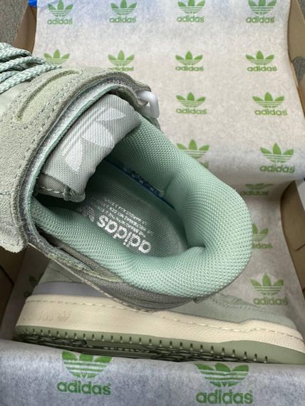 Кросівки жіночі Ad-idas Forum Low Green Suede | Зображення 3