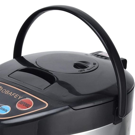 Электрический термопот с ручной помпой на 4,8 л, 750 Вт, Thermo Pot 7904, Серый / Термос-термопот с подогревом | Зображення 7