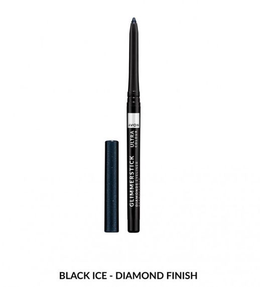 Мерехтливий олівець для очей Avon Чорна крига/Black Ice 0.35г