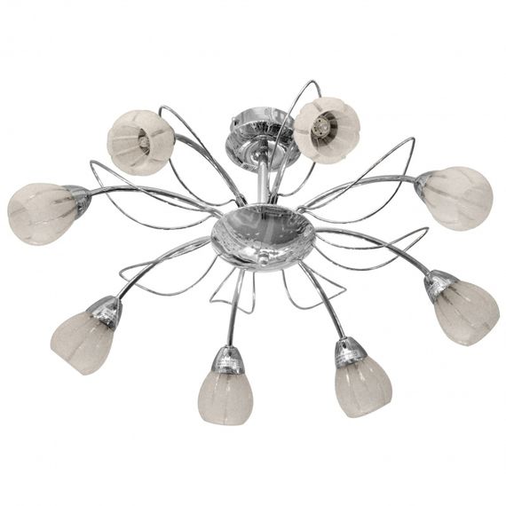 Люстра потолочная галогенная G9 40W CHR (BR-366C/8)