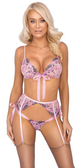 Комплект білизни Bra Set Embroidery L/XL Sex Aura