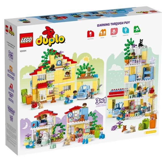 Конструктор LEGO DUPLO Сімейний будинок 3 в 1 218 деталей (10994) | Зображення 9