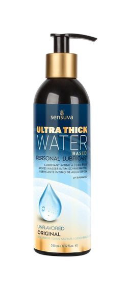 Густа змазка Sensuva Ultra-Thick Water-Based (250 мл) на водній основі, без гліцерину та парабенів