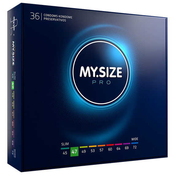 Презервативи - My.Size Pro 47, 36 шт. Sex Aura