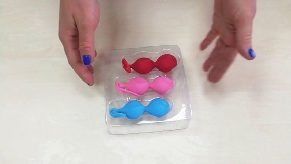Вагінальні кульки Satisfyer V Balls (3 пари), діаметр 3,4 см, маса 79-114-150г, монолітні Sex Aura | Зображення 3