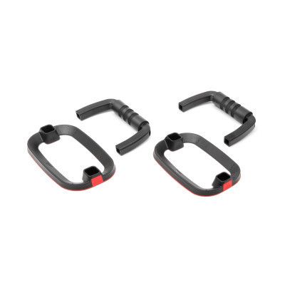 Упоры для отжиманий Adidas Performance Push Up Bars ADAC-12232 Чорний/Червоний (885652021579) | Зображення 4