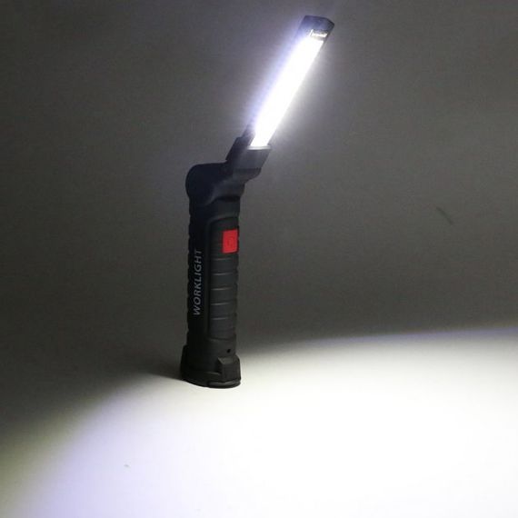 Акумуляторний ліхтар лампа світильник WORKLIGHT W-52 складаний (від USB/з МАГНІТОМ/з гачком) | Зображення 1