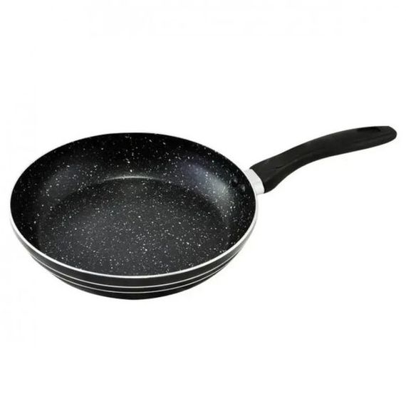 Сковорода 22 см чорний мармур UNIQUE UN-5153 | Антипригарна сковорода Мармурова сковорода | Зображення 2