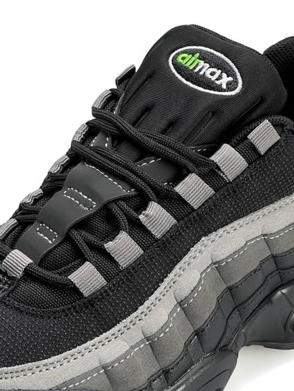 Кросівки N1k2 M Air Max 95 PRM Black Grey Lime весна/літо/осінь A3590 46 | Зображення 8