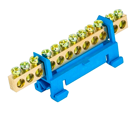 Шина ізольована "стійка" N «на DIN-рейку ШЛС 6х9-12 Ny95500178