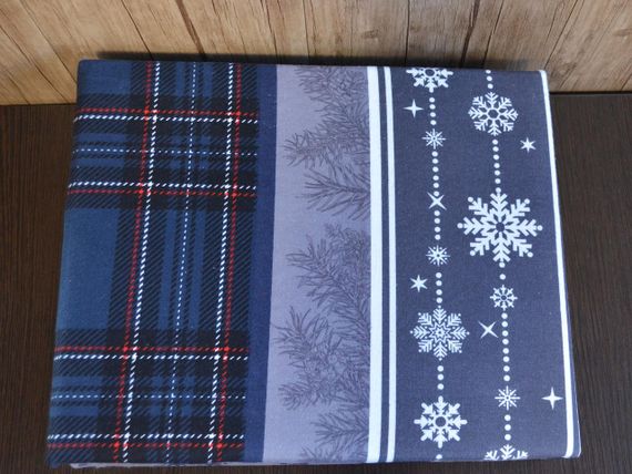 Комплект постільної білизни First Choice Flanel 200×220 см Happinies Navy Blue | Зображення 7