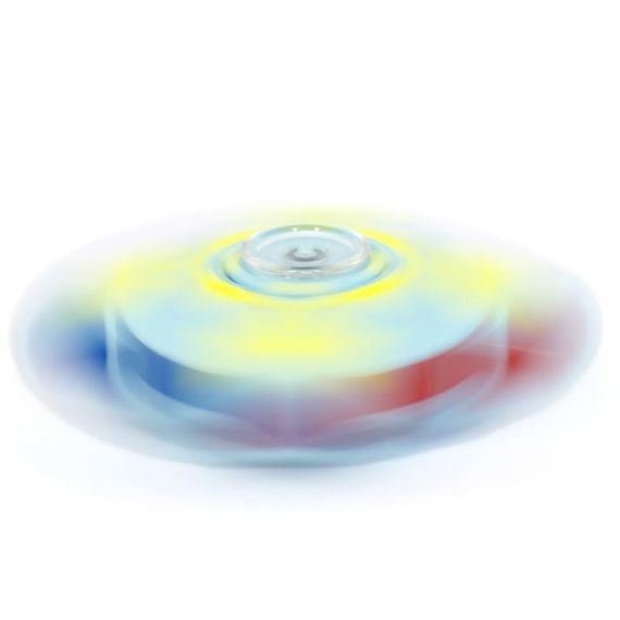 Дитяча інтерактивна головоломка Rubik's Cube Fingertips Spinner Coral Water Blue | Зображення 4