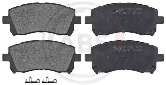 Колодки передні гальмівні Subaru Forester/Outback 97-03/Impreza 92-/Legacy 89-03, ABS (36972) | Зображення 1
