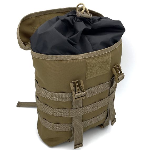 Підсумок універсальний тактичний Койот 5л з molle  (сухарка, адміністраторський, багатоцільовий) | Зображення 1