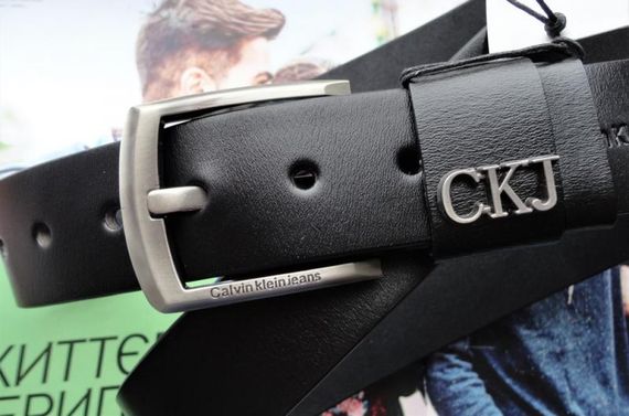 Ремень Calvin Klein черный | Зображення 1