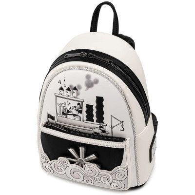 Рюкзак школьный Loungefly Disney - Mickey Mouse Steamboat Willie Music Cruise Mini Backpack (WDBK1657) | Зображення 3