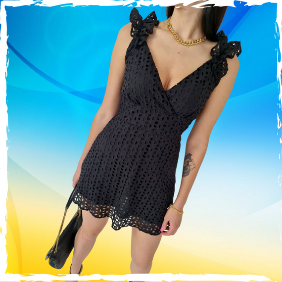 Жіноча сукня чорна Bon Bon. Сукня універсальна. S | Зображення 1