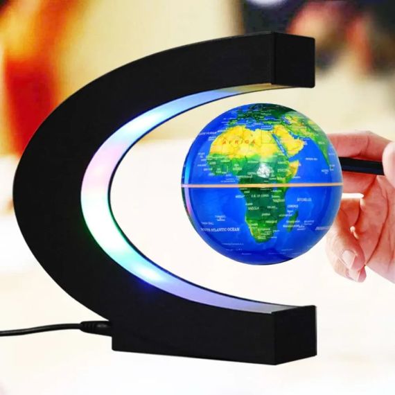 Глобус, що обертається в невагомості Globe Star з підсвічуванням | Зображення 2