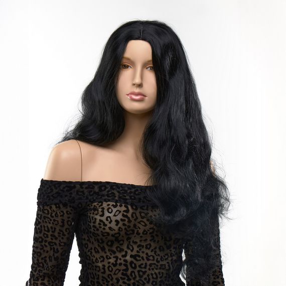 Перука довга кучерява Fetish Hair Брюнетка Sex Aura | Зображення 1