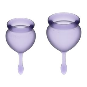 Набор многоразовых менструальных чаш Satisfyer Feel good медицинский силикон, 15 мл и 20 мл Sex Aura