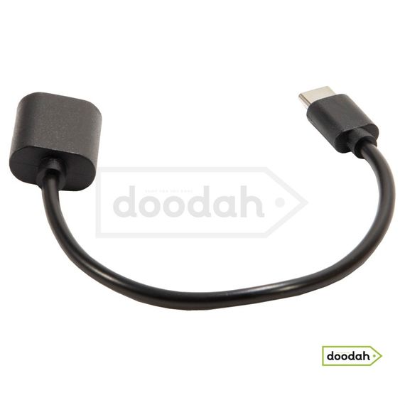 Кабель OTG Type-C 3.1 на USB мама Black - підключення usb девайсів до планшету або телефону | Зображення 3