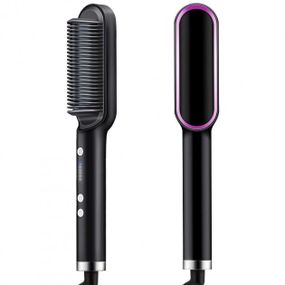 Розчіска – випрямляч Hair Straightener 909B для випрямлення волосся • Праска щітка з турмаліновим покриттям