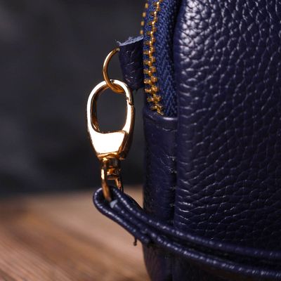 Сумка Vintage На два відділення з натуральної шкіри Синя (22089) | Зображення 2