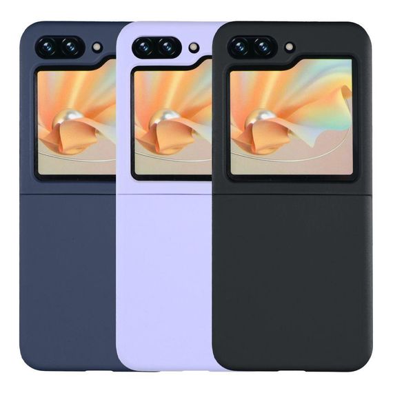 Чохол Folding Silicone Samsung Flip 5 (F731) Колір Elegant Фіолетовий