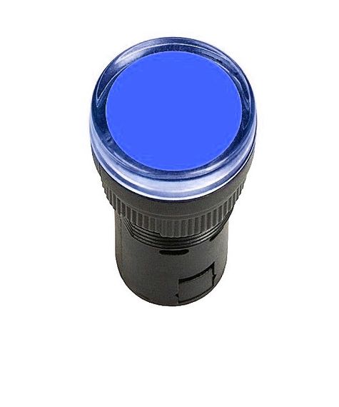 Лампа AD16DS d16mm синя 230V AC Ny95500250