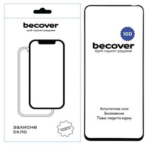 Стекло защитное BeCover Tecno Spark 30C 4G/5G 10D Black (712725)