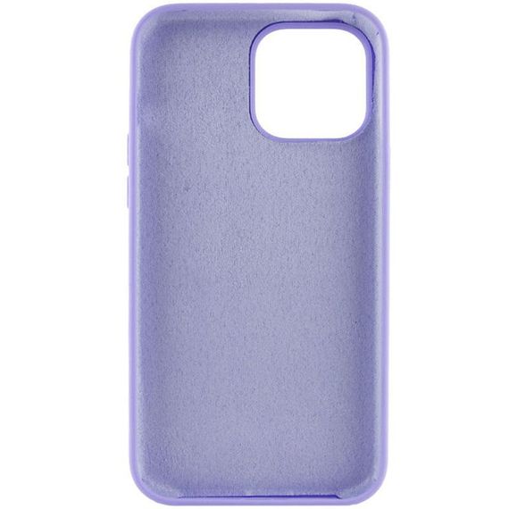 Чехол Silicone Case Full Protective (AA) NO LOGO для Apple iPhone 15 Pro (6.1") Сиреневый / Dasheen | Зображення 2