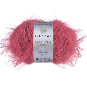 Пряжа для в'язання MARILYN & MERINOS № 8266 (Мерілін і Меринос) Gazzal нитки для плетіння спицями та гачком