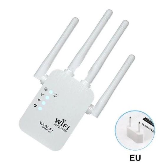 Репитер усилитель сигнала ретранслятор Wi-Fi роутер 300Мбит | Wi-Fi ретранслятор 2.4G с 6 антеннами | Зображення 1