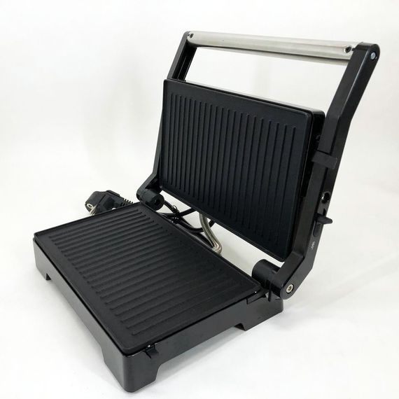 Настільний гриль електричний-притискний Domotec MS-7708 | Сендвічниця мультипекар | FC-207 Домашній гриль | Зображення 9