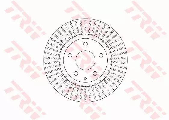 Диск гальмівний (1 шт.) MAZDA Mazda3 F D=295mm 13, TRW (DF6731)