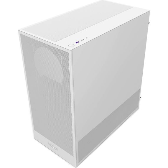 Корпус NZXT H5 Flow Compact All White (CC-H52FW-01) | Зображення 2