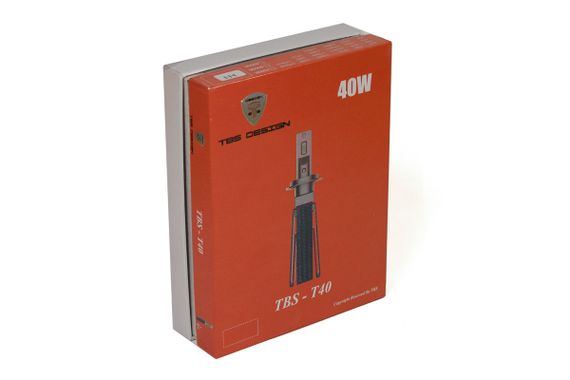 Комплект світлодіодних ламп TBS Design T40 H1 (P14,5s) 80W 9-32V 6000K | Зображення 1