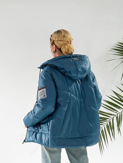 Утеплена куртка, арт.417/1, аква | Зображення 2