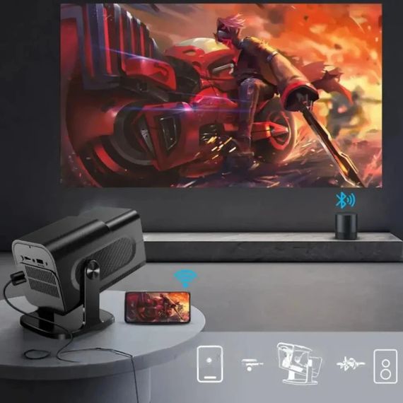 Смарт проектор з 2 джойстиками та пультом 4K XPRO HCS350 PRO (234578177_3629) | Зображення 5