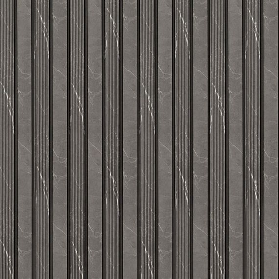 Рейка декоративна PS 2900х120х12мм Сірий мармур SW-00001751 | Зображення 4