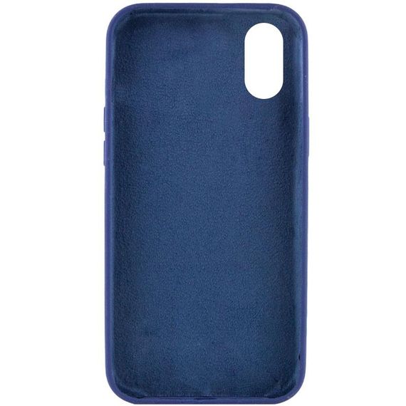 Чохол Silicone Case Full Protective (AA) NO LOGO для Apple iPhone XS Max (6.5") Синій / Deep navy | Зображення 1